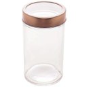 Ver imagem 3 de Kit 4 Potes de Vidro Lyor 500ml com Tampa de Acrílico Rosé Gastro Mantimentos