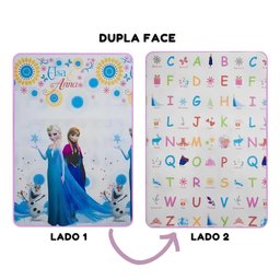 Tapete Infantil Dupla Face Recreio Irmã Frozen Colchonete Tatame Disney Branco/Cd - 6