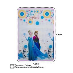 Tapete Infantil Dupla Face Recreio Irmã Frozen Colchonete Tatame Disney Branco/Cd - 7