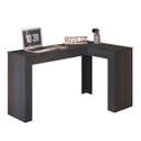 Ver imagem 6 de Escrivaninha Mesa Escritório Penteadeira em L Porta Objetos 135x82cm Jade