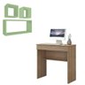 Conj P- Escritório C- Escrivaninha 1 Gvt e 3 Nichos Suspensos Mia Carvalho-verde Carvalho-verde - 1