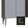 Armário de Cozinha Compacta Rustic/Cinza Emilly Top Madesa - 8