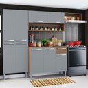 Ver imagem 1 de Armário de Cozinha Compacta Rustic/Cinza Emilly Top Madesa