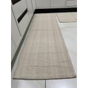 Ver imagem 1 de Jogo Rústico 3 Peças 1 Passadeira + 2 Tapetes Cru