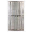 Ver imagem 1 de Porta Balcão de Correr com Veneziana de Alumínio Brilhante 6 Folhas Cmc Classic - 2.10(A)X2.00(L)