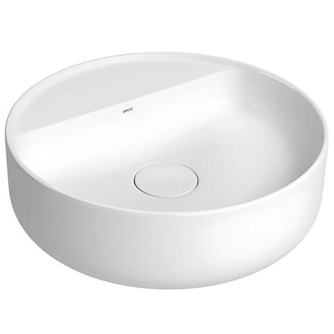 Cuba Redonda de Apoio com Mesa 40cm Deca Branco - L12040m17