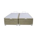Ver imagem 4 de Cama Box Baú Castor Queen Premium Kansas Bege 158x198x35cm