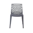 Ver imagem 5 de Kit 4 Cadeira de Jantar Gruvyer Vazada- Cinza Claro Ajl Store Kit 4 Cadeiras Gruvyer -cinza