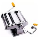 Ver imagem 1 de Maquina Manual de Macarrão Caseira 3 Tipos de Massa Aço Inox