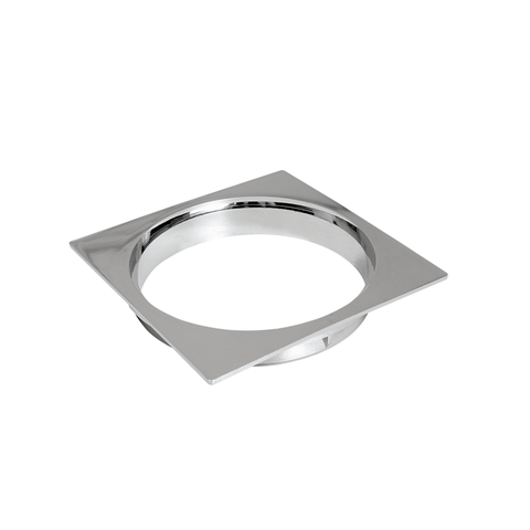 Porta Grelha Quadrada para Caixa Sifonada Tam. 100mm Cromado Durín