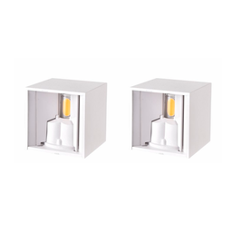 Arandela Mini Led 2w 3000k Facho Ajustável Branca - Áreas Internas - 1