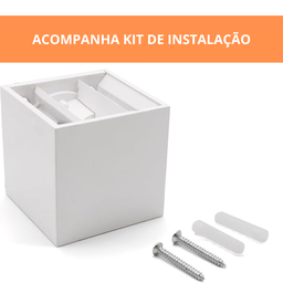 Arandela Mini Led 2w 3000k Facho Ajustável Branca - Áreas Internas - 5