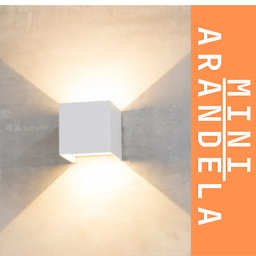 Arandela Mini Led 2w 3000k Facho Ajustável Branca - Áreas Internas - 4