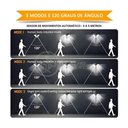 Ver imagem 4 de Luminária Solar de Parede com 100 Leds Sensor de Presença Lâmpada para Jardim e Área Externa