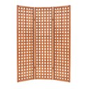 Ver imagem 1 de Biombo 3 Folhas 137cm x 179cm Ecograndis Jardim Marrom/Jatobá