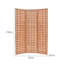 Ver imagem 3 de Biombo 3 Folhas 137cm x 179cm Ecograndis Jardim Marrom/Jatobá