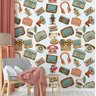 Papel de Parede Vintage Retrô Mod 032-60x300cm - 1