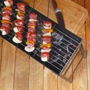 Ver mais imagens de Churrasqueira Aco Esmaltado - Churras To Go Long - Mor
