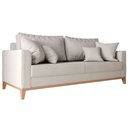 Ver imagem 1 de Sofá 3 Lugares Beny Base de Madeira Linho Cru Rr Decor