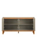 Ver imagem 5 de Buffet Balcão 160cm Sala com 4 Portas Flip 1.6 Patrimar Off White/cinamomo