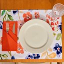 Ver imagem 3 de Conjunto Completo Mesa Posta Portina - Toque Floral Porcelana sem Talheres/copos/taças - 12 Peças