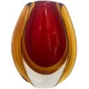 Ver imagem 1 de Vaso de Murano Colorido Grande para Decoração 22cm