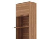 Ver imagem 2 de Torre Quente 3 Portas Espaço para Forno e Micro Mdp Raissa Nogal Off White