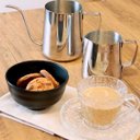 Ver imagem 2 de Bule Bico de Pato Chaleira Leiteira Inox Bar Cafeteria 600ml