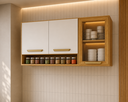 Ver imagem 1 de Aéreo Cozinha 3 Portas Dáfnia - Cinamomo/Off White - Cucina