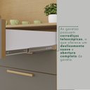 Ver imagem 7 de Armário de Cozinha 6 Portas 2 Gavetas New Topázio Cinza/Jequitibá/Granizo