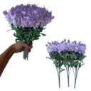 Ver imagem 1 de Kit 18 Arranjos de Lavanda Branca Artificial – Sofisticação e Estilo Duradouro