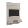 Painel Ripado Frisado com Bancada para Sala Tv de até 75 Polegadas Oslo/atlas Lukaliam:off White/jeq - 3