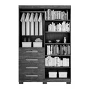 Ver imagem 2 de Armário Multiuso 2 Portas 4 Gavetas Lisboa Valdemóveis