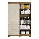 Ver imagem 3 de Armário Multiuso 2 Portas 4 Gavetas Lisboa Valdemóveis