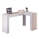 Ver imagem 5 de Escrivaninha Mesa Escritório Penteadeira em L Porta Objetos 135x82cm Jade