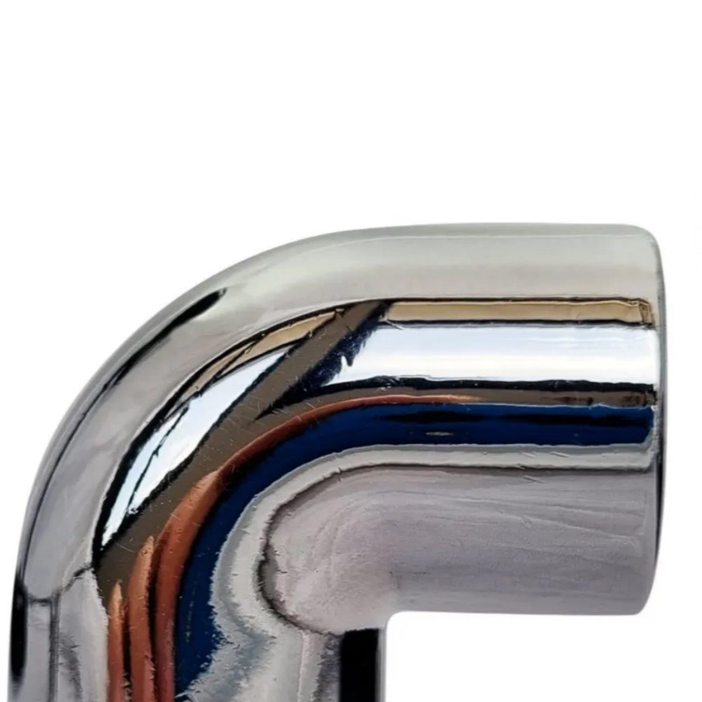 Joelho Cotovelo Curva Metal Crômado Macho X Fêmea 1/2 X 90° - 4