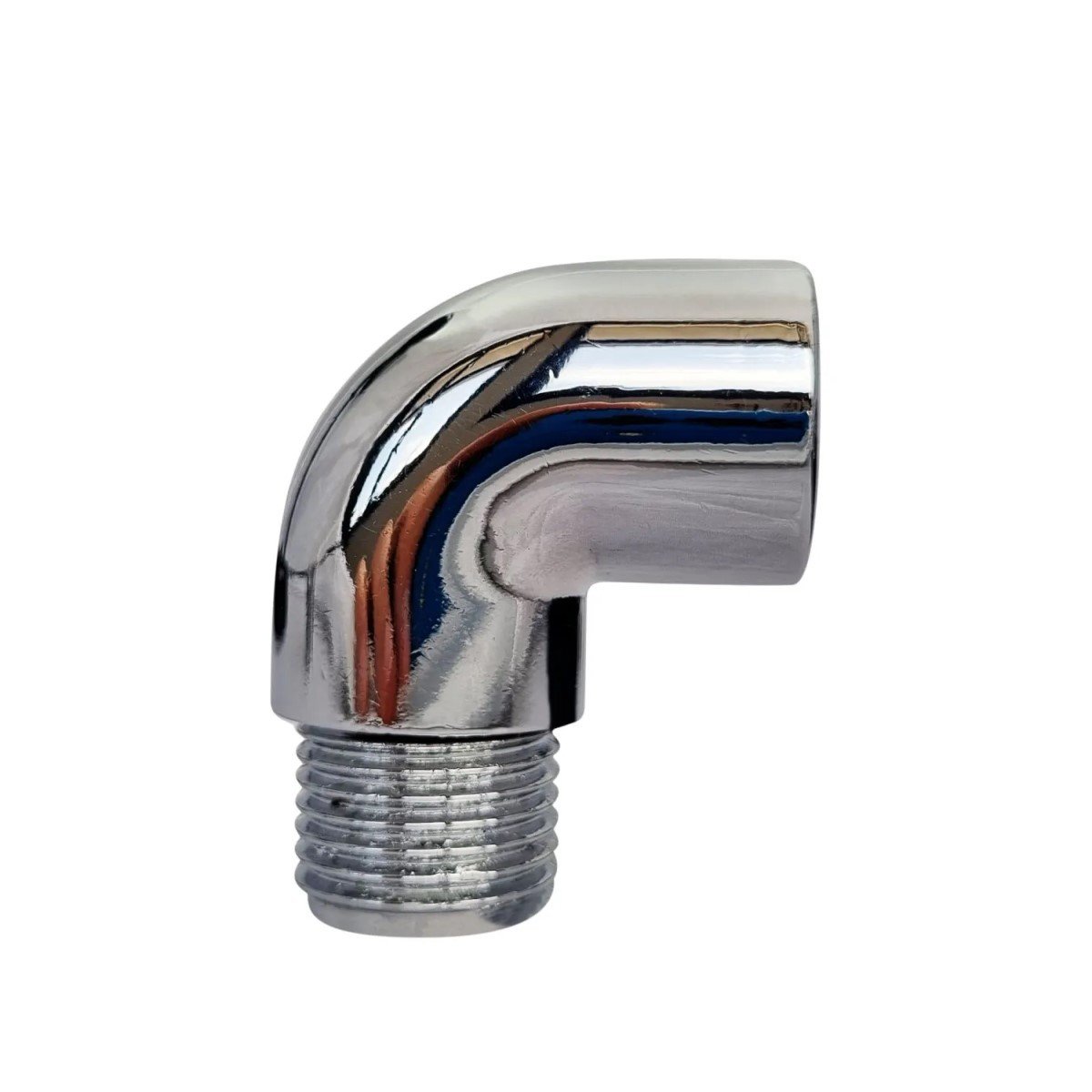 Joelho Cotovelo Curva Metal Crômado Macho X Fêmea 1/2 X 90° - 2