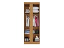 Ver imagem 7 de Guarda-Roupa Casal Modulado de Canto com Espelhos 9 Portas 2 Gavetas Multimóveis Cinamomo/Off White
