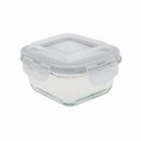 Ver imagem 1 de Pote Hermético Quadrado com Tampa Branco - 520Ml