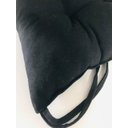 Ver imagem 4 de Kit com 4 Almofada de Cadeira Futton com Amarração 40x40cm - Preto