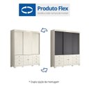Ver imagem 3 de Guarda-Roupa Casal 5 Portas 6 Gavetas Duetto Albatroz Móveis