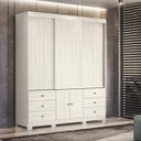 Ver imagem 2 de Guarda-Roupa Casal 5 Portas 6 Gavetas Duetto Albatroz Móveis