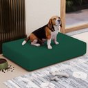 Ver imagem 2 de Puff Pet Cama Estofada para Cachorro Marley L02 Suede Verde - Inoviza