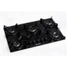 Fogão Cooktop Pop 5 Bocas Acendimento Automático Braslar Preto Bivolt - 2