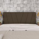 Ver imagem 2 de Cabeceira Estofada Queen Bragança Suede - Móveis Arapongas