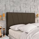 Ver imagem 1 de Cabeceira Estofada Queen Bragança Suede - Móveis Arapongas
