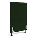 Ver imagem 1 de Cabeceira Cama Box Solteiro Mel 90cm com Frame Veludo Verde - Abmaza