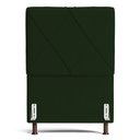 Ver imagem 2 de Cabeceira Cama Box Solteiro Mel 90cm com Frame Veludo Verde - Abmaza