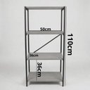 Ver imagem 3 de Kit Mesa Star 110 + Estante 4 Prateleiras