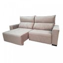 Ver imagem 3 de Sofá Retrátil e Reclinável Ellen 200cm 3 Lugares com Molas no Assento Encosto com Fibra Siliconada T